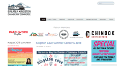 Desktop Screenshot of kingstonchamber.com
